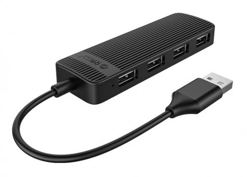 ORICO USB hub FL02, 4x USB ports, μαύρο - Περιφερειακά PC