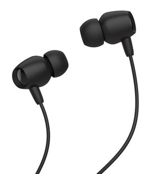 CELEBRAT Earphones Fly 1 με μικρόφωνο, 10mm, 3.5mm, 1.2m, μαύρα - Earphones - Bluetooth