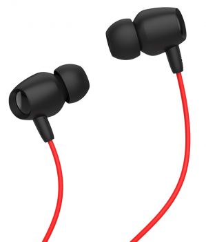 CELEBRAT Earphones Fly 1 με μικρόφωνο, 10mm, 3.5mm, 1.2m, κόκκινα - Earphones - Bluetooth