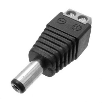 FOLKSAFE βύσμα τροφοδοσίας DC αρσενικό DCMC, 5.5x2.1mm, σε κλέμα, 5τμχ - Security systems