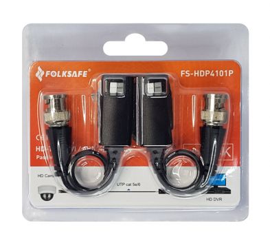 FOLKSAFE παθητικό Video Balun FS-HDP4101P για κάμερες - Security systems