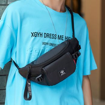 SUPER FIVE τσάντα μέσης FYB00040, μαύρη - Bags - Wallets