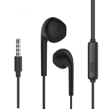 CELEBRAT earphones G12 με μικρόφωνο, 14.2mm, 3.5mm, 1.2m, μαύρο - Earphones - Bluetooth