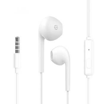 CELEBRAT earphones G12 με μικρόφωνο, 14.2mm, 3.5mm, 1.2m, λευκό - Earphones - Bluetooth