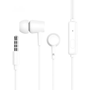 CELEBRAT earphones G13 με μικρόφωνο, 10mm, 3.5mm, 1.2m, λευκό - Earphones - Bluetooth