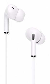 CELEBRAT earphones με μικρόφωνο G15-WH, 10mm, 3.5mm, 1.2m, λευκά - Earphones - Bluetooth