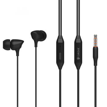 CELEBRAT earphones με μικρόφωνο G7, 3.5mm, 1.2m, μαύρα - Earphones - Bluetooth