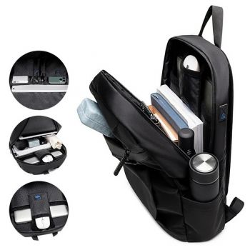 GOLDEN WOLF τσάντα πλάτης GB00400, με θήκη laptop 15.6