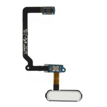 Samsung Home Button + Flexcable for S5 WHITE - Spare parts