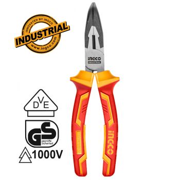 Μυτοτσίμπιδο Ηλεκτρολόγου 200mm Κυρτό VDE - Pliers