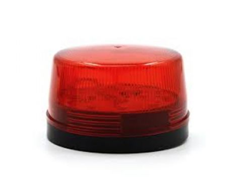 Strobe εσωτερικών & εξωτερικών χώρων, LED, 12V, Red - Security systems