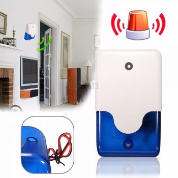 Σειρήνα πανικού Piezzo εσωτερικού χώρου HS-157, 12V, Blue - Security systems