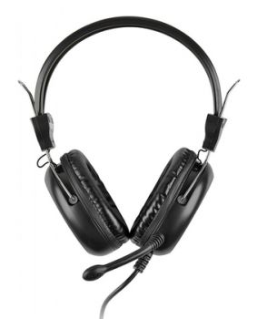 A4TECH Headset HS-30, 3.5mm, 40mm ακουστικά, μαύρα - Περιφερειακά PC