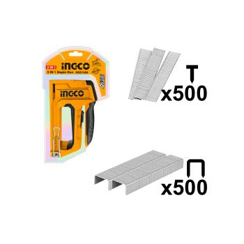 2 σε 1 Καρφωτικό - Συρραπτικό Χειρός - Hand Tackers - Rivets