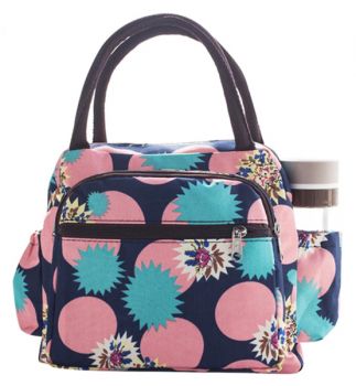 Τσάντα χειρός HUH-0013, 25 x 11 x 21cm, αδιάβροχη, εμπριμέ - Bags - Wallets