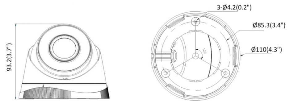 HIKVISION IP κάμερα HiWatch HWI-T221H, POE, 2.8mm, 2MP, IP67 - Security systems