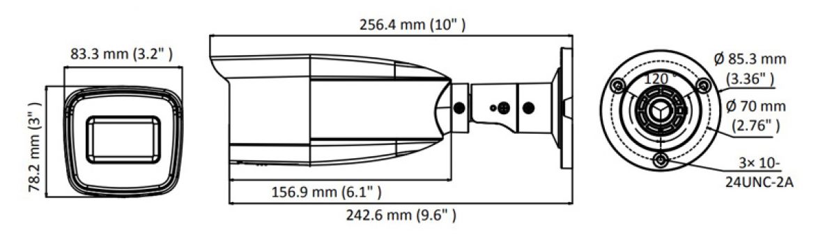 HIKVISION υβριδική κάμερα HiWatch HWT-B340-VF, 2.8-12mm, 4MP, IP66 - Security systems