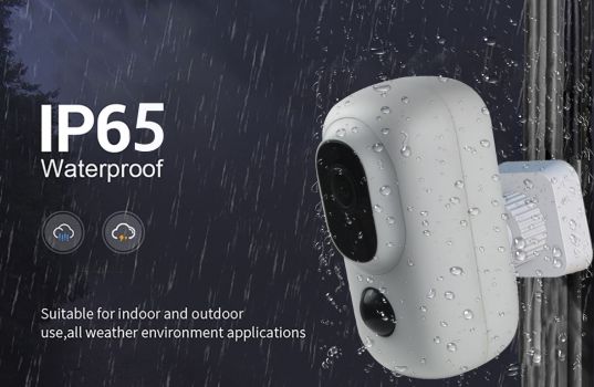 INNOTRONIK IP δικτυακή κάμερα IUB-BC6 2MP, WiFi, μπαταρία 18650mAh, ΙP65 - Security systems