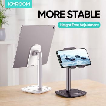 JOYROOM βάση smartphone JR-ZS203, ρυθμιζόμενη, μεταλλική, λευκή - Stands - Selfie Sticks