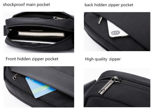 ARCTIC HUNTER τσάντα ώμου K00058, με θήκη tablet 8