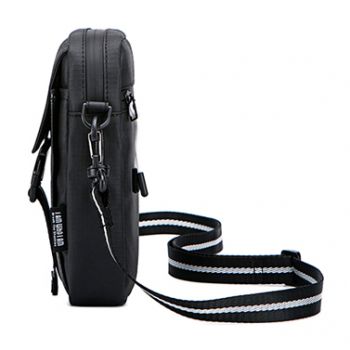 SUPER FIVE τσάντα ώμου K00104-BK, μαύρη - Bags - Wallets