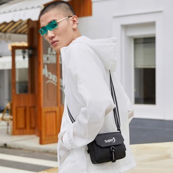 SUPER FIVE τσάντα ώμου K00106-BK, μαύρη - Bags - Wallets