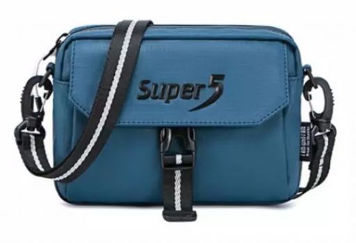 SUPER FIVE τσάντα ώμου K00106-BL, μπλε - Bags - Wallets