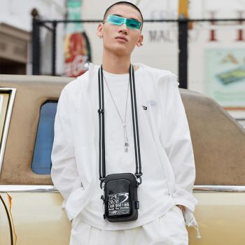 SUPER FIVE τσάντα ώμου K00110-BK, μαύρη - Bags - Wallets