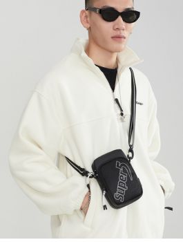 SUPER FIVE τσάντα ώμου K00122-BK, μαύρη - Bags - Wallets