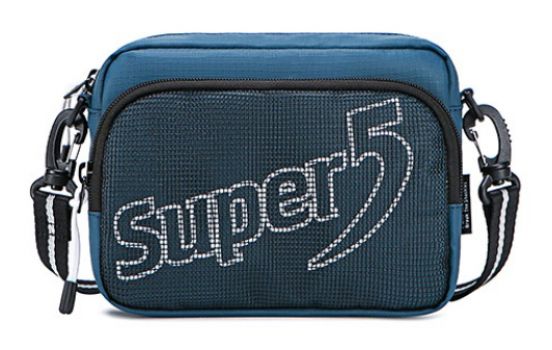 SUPER FIVE τσάντα ώμου K00123-BL, μπλε - Bags - Wallets