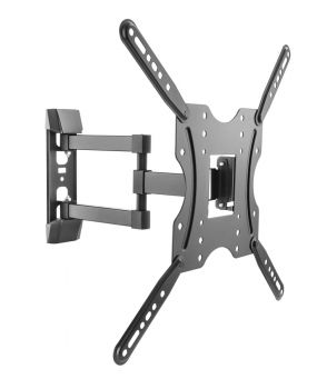 BRATECK Επιτοίχια Βάση Διπλού Βραχίονα KLA27-443 για Monitor 32-55