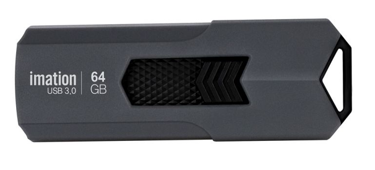 IMATION USB Flash Drive Iron KR03020023, 64GB, USB 3.0, γκρι - Περιφερειακά PC