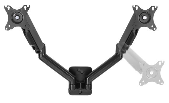 BRATECK επιτοίχια βάση LDA32-114, για 2 οθόνες 17