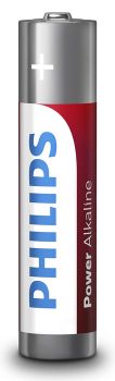 PHILIPS Power αλκαλικές μπαταρίες LR03P4B/5, AAA LR03 1.5V, 4τμχ - Alkaline / Rechargeable batteries