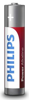 PHILIPS Power αλκαλικές μπαταρίες LR03P8BP/5, AAA LR03 1.5V, 8τμχ - Alkaline / Rechargeable batteries
