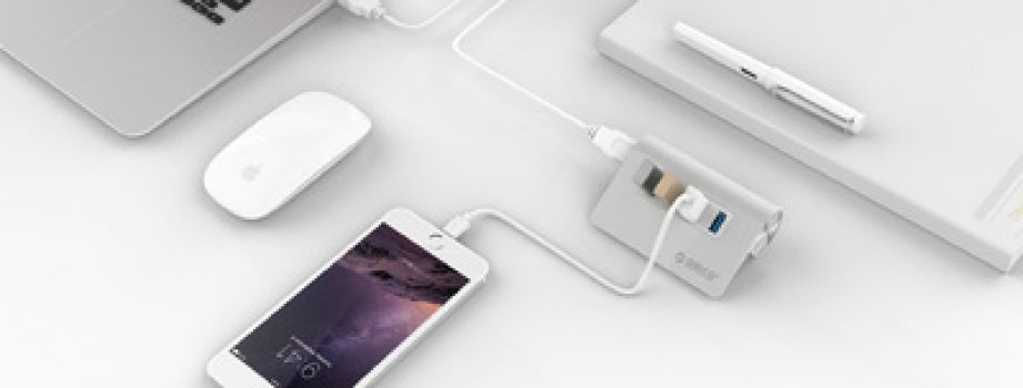 ORICO USB hub M3H4, 4x USB, 5Gbps, ασημί - Περιφερειακά PC