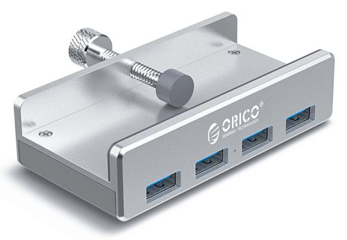 ORICO USB hub με κλιπ MH4PU-SV-BP, 4x USB, ασημί - Περιφερειακά PC
