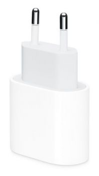 APPLE φορτιστής τοίχου MHJE3ZM/A, USB Type-C, 20W, λευκός - Φορτιστές κινητών