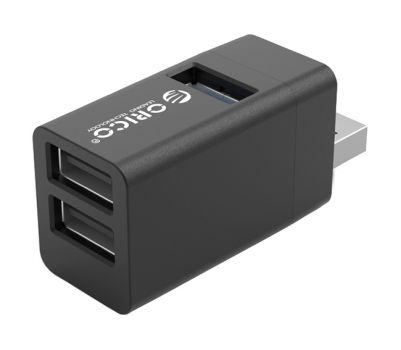 ORICO mini USB Hub MINI-U32, 1x USB 3.0, 2x USB 2.0, μαύρο - Περιφερειακά PC