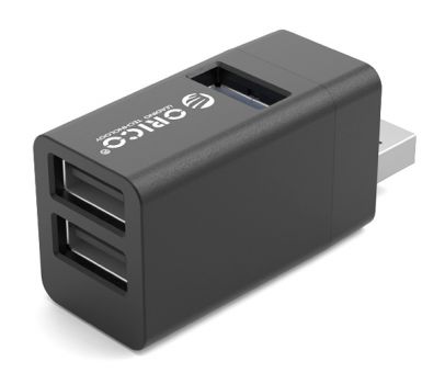 ORICO mini USB hub MINI-U32L, 3x USB ports, μαύρο - Περιφερειακά PC