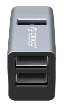 ORICO mini USB hub MINI-U32L, 3x USB ports, γκρι - Περιφερειακά PC
