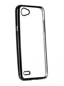 POWERTECH Θήκη Metal TPU για LG Q6, διάφανη - Mobile cases