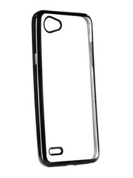 POWERTECH Θήκη Metal TPU για LG Q6, διάφανη - Mobile cases