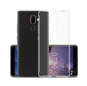 POWERTECH Θήκη Clear 0.5mm για Nokia 7 Plus, διάφανη - Mobile cases
