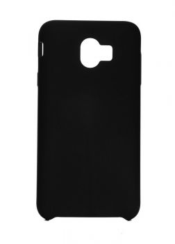 POWERTECH Θήκη Silicon Velvet για Samsung Galaxy J4 2018, μαύρη - Mobile cases