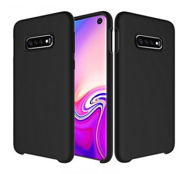 POWERTECH Θήκη Silicon Velvet για Samsung Galaxy S10e/lite, μαύρη - Mobile cases