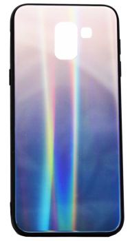 POWERTECH Θήκη Aurora Glass για Samsung J6 2018, καφέ-μαύρη - Mobile cases