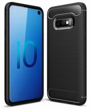 POWERTECH Θήκη Carbon Flex MOB-1254 για Samsung Galaxy S10e, μαύρη - Mobile cases