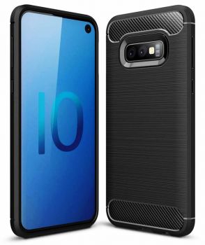 POWERTECH Θήκη Carbon Flex MOB-1254 για Samsung Galaxy S10e, μαύρη - Mobile cases