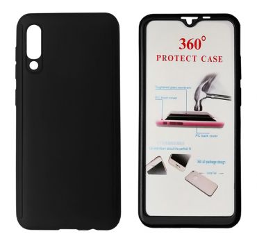 POWERTECH Θήκη Body 360° με Tempered Glass για Xiaomi Mi 9, μαύρη - Mobile cases